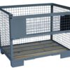 stapelbare Gitterboxpaletten zum Öffnen